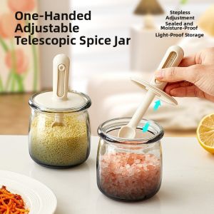 HALEXIONG | Luxury Extensible Airtight Seasoning Storage Container