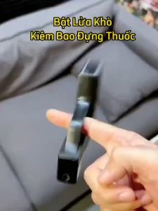 HỘP QUẸT BẬT LỬA KHÈ HỘP FO CUS TS028 2IN1 (ĐỂ ĐƯỢC 10 ĐIú )