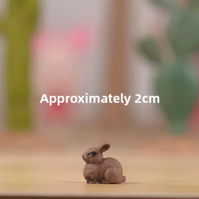 Mini Farm Animal Figurines Cat Dog Golden Retriever Duck Chicken Poultry Succulent Decoration Static Animal Models Toy for All Ages