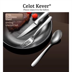 316 Stainless Steel Western Knife for Main Courses