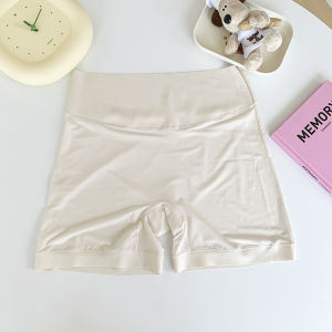 ทูอินวันน้ําแข็ง ผ้าไหม สูง เอว พรางหุ่น ความปลอดภัย กางเกง ชุดชั้นในไร้รอยต่อสําหรับผู้หญิงเสื้อผ้าบ้านที่สะดวกสบาย