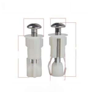 Toilet Seat Cover Screw Fixation Parts Rubber Expansion Nuts Bolts Screws for Kohler Toilet Seat Cover Accessories