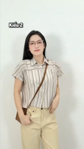 [MUA 2 GIẢM 70K] Áo Sơ Mi Nữ GUMAC Kiểu From Boxy Tay Cánh Dơi Thời Trang LAG08036