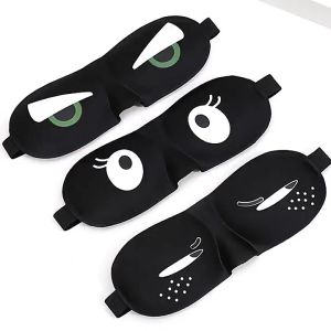 3D เซ็ตที่ปิดตาและที่อุดหู หน้ากากปิดตา สวมใส่สบาย Soft Eye Mask Blindfold Shade