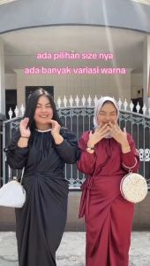 TERBARU - BEST SELLER NAMIRA DRESS DIRRA IKAT BAHAN SATIN SILK DRES WANITA KONDANGAN BRIDESMAID SIZE M L XL