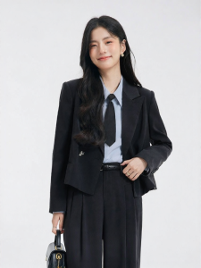 Formal Interview Womens Black Blazer