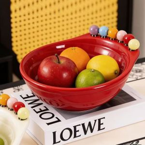 GUOQI | Simple Creative Decorative Fruit Plate with Storage Function