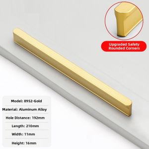 INNDUN | Modern Simple Golden Furniture Handle