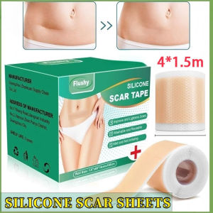 Silicone Scar Sheets Breathable Surgery Scar Removal Silicone Gel Sheet Patch Tape For Lady Surgery Scar Removal