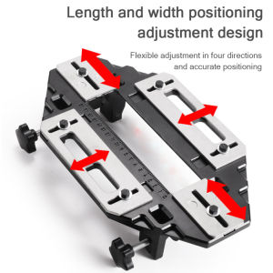 [Local Delivery]Wooden door hinge Slotter positioning hinge hole drilling tool Yoke lock protector drilling tool with Spanner under wood processing