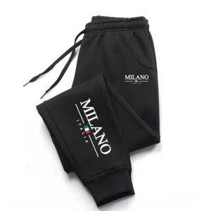 2026 Mens Hot Sales Gym Jogging Pants Daily Soft Sport Casual Tracksuit Trousers City Name Series Printing Sweatpants