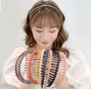 Bando Sirkam Gelombang Zigzag Headband Bondu Wanita Dewasa Anak BDO 09