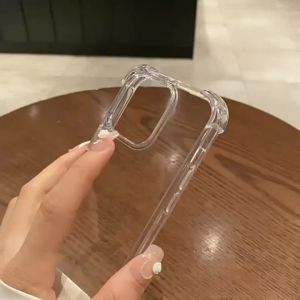 iPhone 14 Pro Max Clear Case iPhone 14 Pro Max/iPhone 14/iPhone 14 Plus/iPhone 14 Pro/iPhone 13 HARD Cover Crystal Clear Shockproof PC Hard Back + TPU Back Cover with Camera Lens Protection Cover 4 Corners Bumper Durable Anti Yellowing