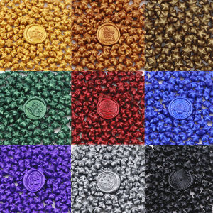 100pcs/bag Star Shaped Sealing Wax Beads for Wax Seal Stamp Great For Embellishment Of Card Envelope Wedding Invitation