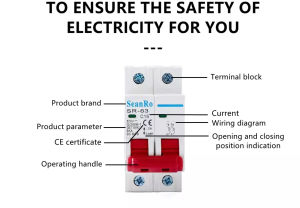 Circuit Breaker MCB DC 2P 600V  4/6/10/16/20/25/32/40/50/63 A