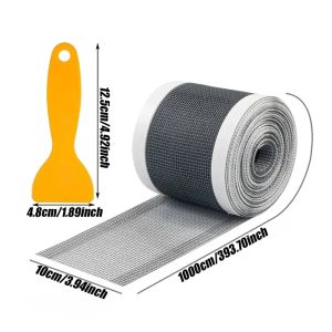 5-100m Self-Adhesive Floor Drain Stickers Cutable Shower Drain Hair Catcher Disposable Mesh Sink Strainer Filter Screen Sticker