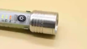 UNI ACE Portable Zoom Flashlight 8 Modes 30W Super Bright Long Range Mini Rechargeable LED Torch Light Powerful Waterproof Camping Flashlight