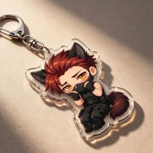 Bandai | for Valko Acrylic Keychain Accessories Bag Charms Women Keyrings Jewelry Love and Deepspace Fan Art Holiday Gift