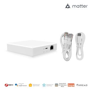 MOES | MOES Tuya Zigbee Matter Thread Gateway Cầu Nối Nhà Thông Minh Điều Khiển Bằng Giọng Nói Tương Thích Với Siri HomeKit SmartThings Google Alexa