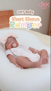 OXY Baby ชุดเด็กอ่อนแขนสั้นขาสั้น Short Sleeve Bodysuit ผ้าใยไผ่นุ่มสบาย