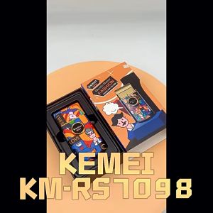 MISSYOU2 KEMEI ORIGINAL SET KM-RS7098 New Graffiti Reciprocating Waterless Electric Shaver