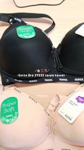 SOREX 17233 SOREX BRA BUSA TANPA KAWAT KAIT 3 SETARA CUP C CUP BESAR CASUAL STYLE BRA SOREX 17233 - PAKAIAN DALAM PEREMPUAN