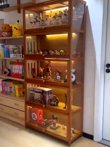 Rak Buku Susun Minimalis  Lemari Display SerbagunaLemari hias Etalase akrilik Lemari Display pameran