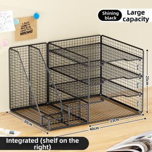 MINGZHUO | Desk Organizer Book Shelf File Cabinet