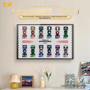 POP BRICKS | Lego F1 Set Storage Wall Mountable Dust Cover Display Box