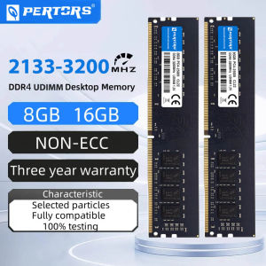 Q-PERTORS DDR4 4GB 8GB RAM 2133 2400 2666 3200MHz DIMM Desktop RAM 288 Pin 1.2V NON ECC Compatible with Both Intel and AMD
