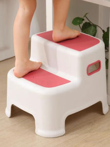 Two-Step Stool Chair Kitchen High-Rise Washing Car Ladder Home Use Plastic Material Load Bearing 150kg Two-Step Stool