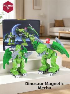 HUANGER | Magnetic Combination Robot Transformer Toy