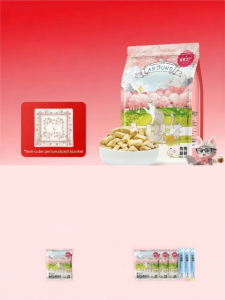LOVE AROUND | Freeze-Dried Adult Cat Food Raw Meat Variety Chicken Duck Beef Rabbit