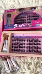 PERFECT DIARY Bulu Mata Gaya Komik Bentuk D Tunggal Bulu Mata Palsu Keriting Dapat Digunakan Kembali Panjang 10-14mm Ekstensi Bulu Mata