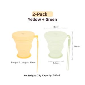 BANSU | Portable Collapsible Silicone Cup Food Grade Travel Cup