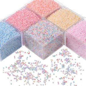 10g 1000pcs/Lot 12/O 2mm High Quality Solid Colors Glass  Beads For  Jewelry DIY Making Accessories