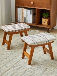 เก้าอี้พักเท้าไม้สไตล์โมเดิร์นมินิมอล ใช้ได้หลายฟังก์ชั่น เฟอร์นิเจอร์ตกแต่งบ้าน สำหรับห้องโถงทางเข้า ห้องนอน ห้องนั่งเล่น