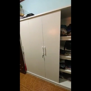 SuperValue Sliding Door Wardrobe Multifunctional Wardrobe Built-In Mirror Wardrobe Bedroom Cabinet