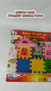 Mainan Anak Bongkar Pasang Rumah Home Murah Lego Edukasi Acekids