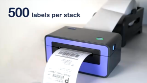 350pcs Roll Thermal Sticker A6 Paper Roll Fold Stack Airway Bill Sticker Thermal Label AWB Consignment Note TS01