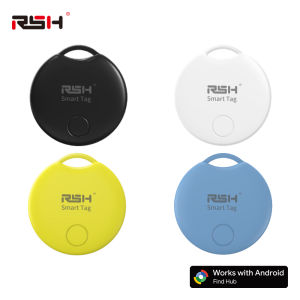 RSH 4PCS Android Tracker Work With Googles Find Hub App Navigation Locate Key Bag Finder for Samsung Xiaomi Pixel Smart Tag GMS