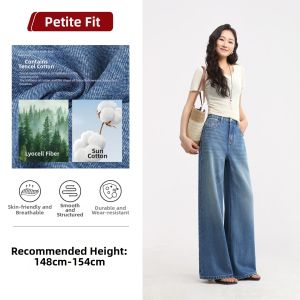 HIPPIE MISS | High Waist Loose Light Colored Flared New Arrival Jeans