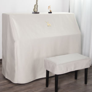 High-End Entry Lux Piano Cover Full Cover Modern Minimalist Cover Cloth Electric Steel Half Cover Nordic Style Thickened Piano Dustproof Cover