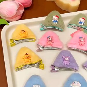 2PCS New Plush Cat Ears Animal Hairpins Girls Cute Hair Clips Hair Accessories Women Sweet Barrettes Kids Fashion Headwear