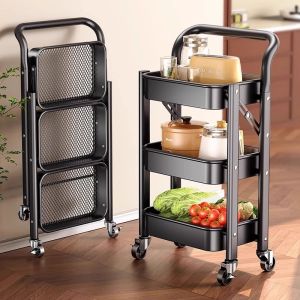 Multifunctional Multi-layer Mobile Storage Rack