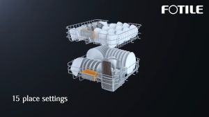 [SPECIAL PROMO] Fotile BD2BV01 Dishwasher 136L/ Build-in Dishwasher / Hydrojet Tech / Auto-mode