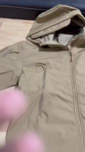 Tactical Military Men Winter Autumn Fleece Waterproof Jackets Sports Hiking Camping Climbing Outdoor Hooded Coat Hunting Combat