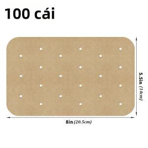 100 Cái Giấy Nướng Không Dính Dùng Một Lần Chống Dầu Thảm Nướng Nhà Bếp Thân Thiện Với Môi Trường Dùng Được Cho Lò Vi Sóng Lò Nướng Nồi Hấp Dành Cho Người Lớn (Nam & Nữ)