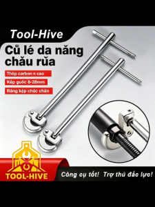 Dưới Cờ Lê Bồn Rửa Cờ Lê Lưu Vực Thép Carbon Đa Năng Cờ Lê Vòi Có Thể Điều Chỉnh Đa Năng Di Động