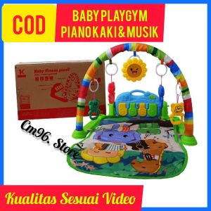 (Promo) Baby Playgym M178 Mainan Playmat Piano Musical Kerincingan Rattle Play Gym Matras Mainan Anak Bayi Termurah